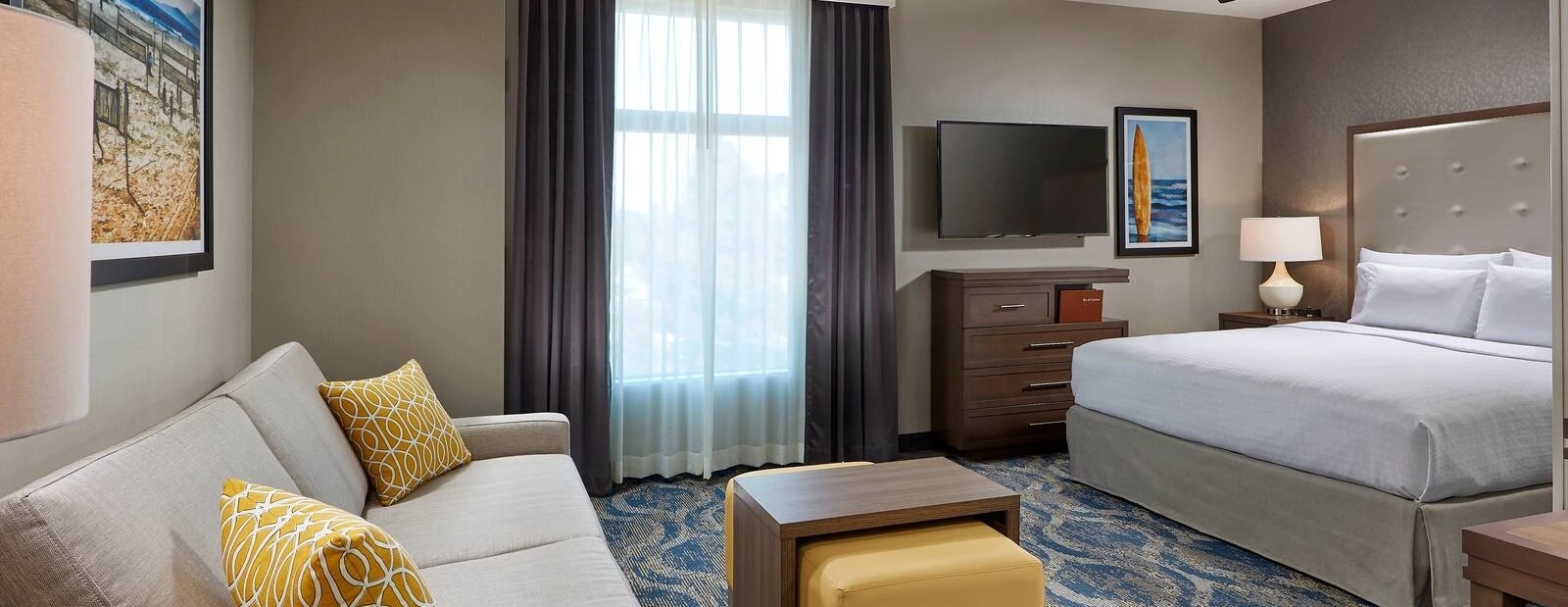 International-brand apartment-style hotel suite
